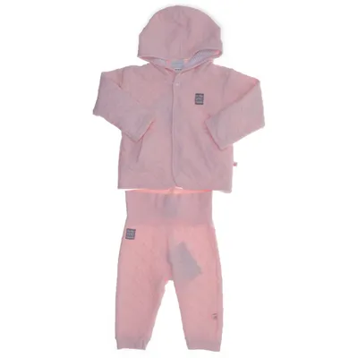 Set (Roze) van Feetje Katoen, Elastaan, Polyester