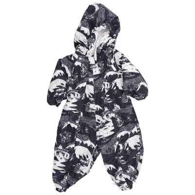 Overall (Black, White) from Moomin by Reima Cotton, Polyester