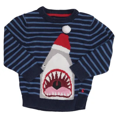 Christmas sweater (Blue, Red, White) from Joules Knitwear Cotton