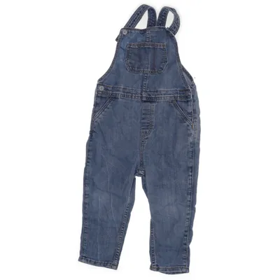 Tuinbroek (Blauw) van H&M Katoen, Polyester