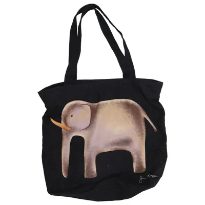 Canvas tas (Zwart, Meerkleurig) van Jim Thompson