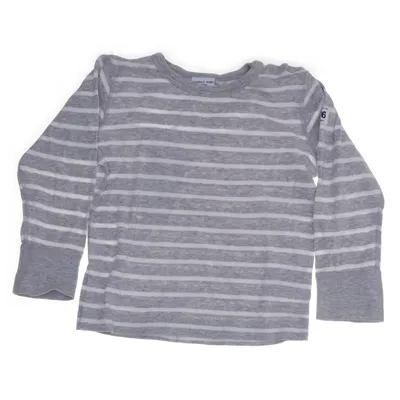 Långärmad t-shirt (Grå, Vit) från Polarn O. Pyret