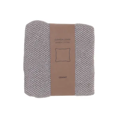 Kuddfodral (Beige, Vit) från Granit Bomull