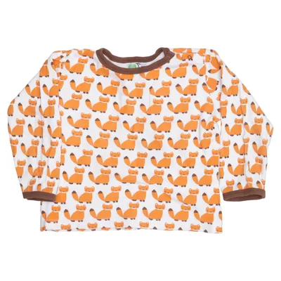 Long sleeve T-shirt (White, Orange, Brown) from Sture & Lisa Organic cotton