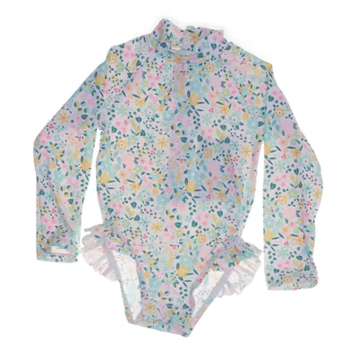 Badedragt (Hvid, Flerfarvet) fra Obaïbi Nylon