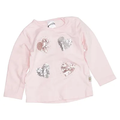 Lange mouwen shirt (Roze) van Bebico Katoen, Polyester