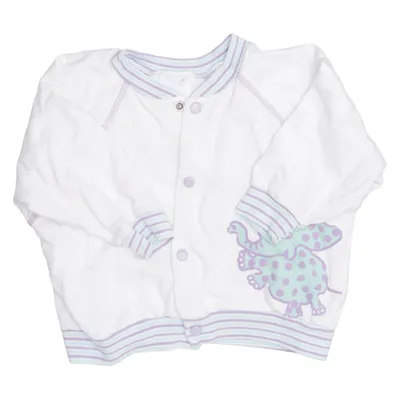 Strickjacke (Weiß, Blau, Lila) von Baby Baby Baumwolle