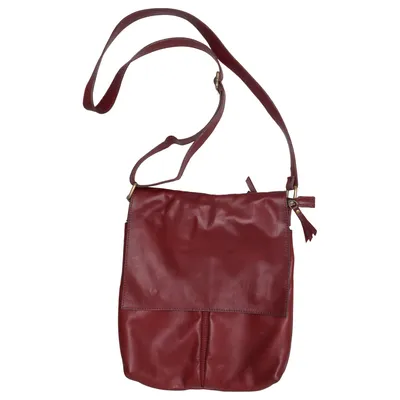 Shoulder-bag (Red) from Vezzano Leather