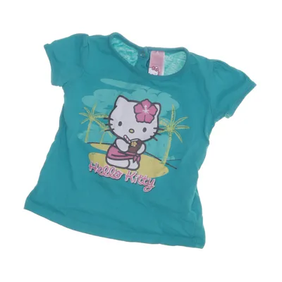 T-shirt (Blue, Multicolored) from Hello Kitty Cotton