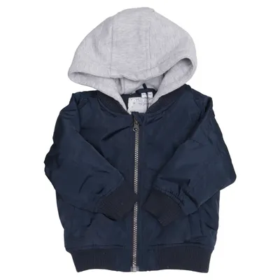Bomber jacket (Blue, Gray) from Dopo Dopo Baby Cotton, Elastane, Polyester
