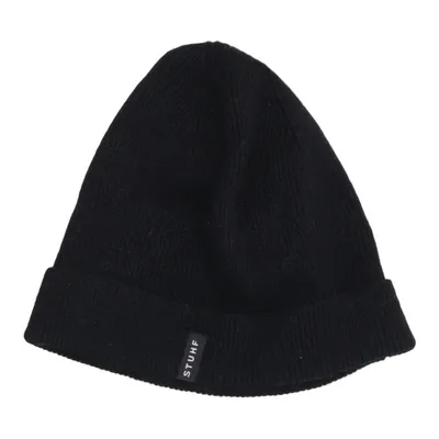 Beaniehue (St Hb Rib Beanie) fra Stuhf Bomuld, Uld