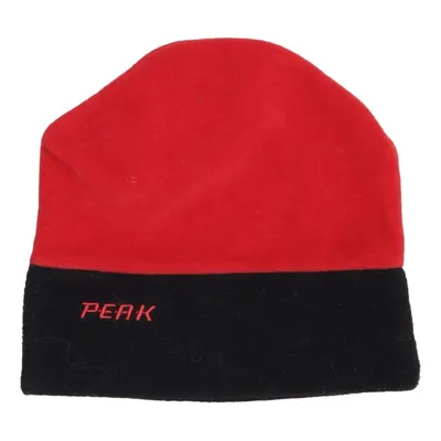 Beanie (Red, Black) from Peak Polyester