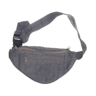 Midjeväska (Grå) från Akar Bomull