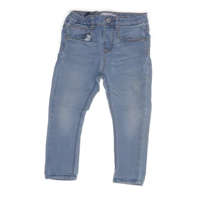 Jeans (Blå) från Zara Baby Bomull, Elastan, Polyester