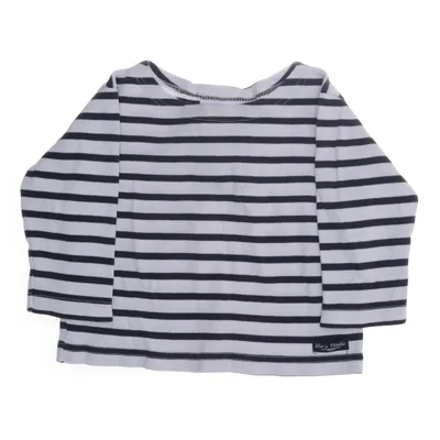 Long sleeve T-shirt (White, Black) from Wins Nautic Cotton