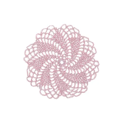 Lace cloth (Pink, White)