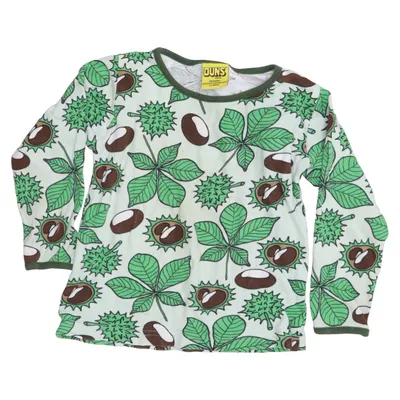 Langarmshirt (Grün, Mehrfarbig) von Duns Sweden Bio-Baumwolle