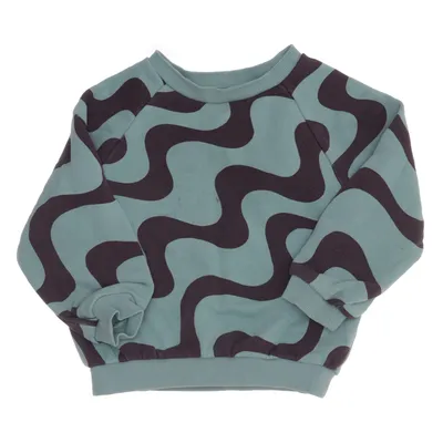 Collegetröja (Grön, Brun) från Minimarket Ekologisk bomull, Polyester