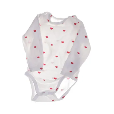 Romper (Wit, Rood) van H&M Katoen, Elastaan