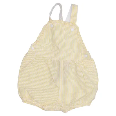 Salopette (Jaune, Blanc) de Petit Bateau Coton