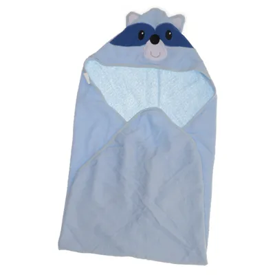 Badponcho (Blauw, Meerkleurig) Katoen