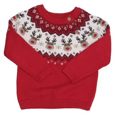 Pull de Noël (Rouge, Blanc, Multicolore) de F&F Coton