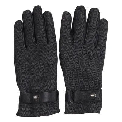 Lederhandschuhe (Schwarz) von Kiomi Leder, Polyester