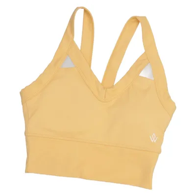 Brassière (Jaune) de Workout Empire Élasthane, Polyester