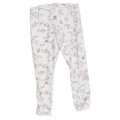 Leggings (White, Multicolored) from Newbie by KappAhl Cotton, Elastane