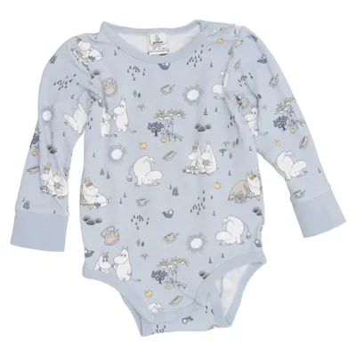 Body (Blau, Mehrfarbig) von Moomin by Lindex Baumwolle, Elasthan