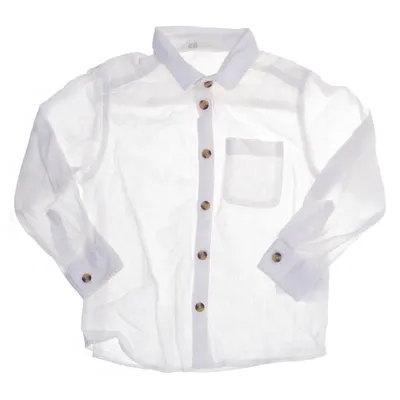 Skjorta (Vit) från H&M Bomull, Linne