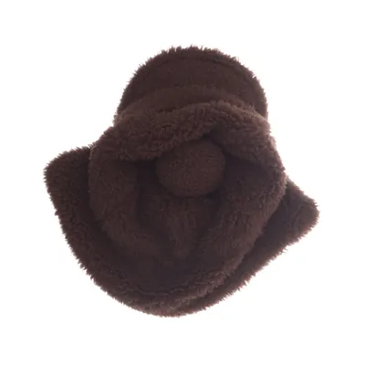 Pompon muts (Bruin, Wit) van Minories Polyester
