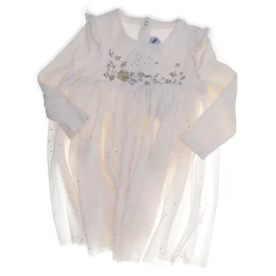 Klänning (Beige) från Petit Bateau Bomull, Polyester