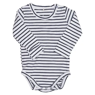 Body (Bleu, Blanc) de A Happy Brand Coton, Élasthane