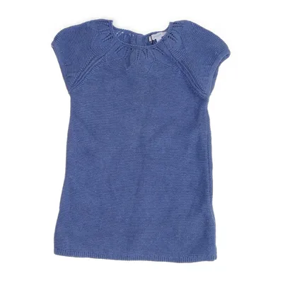Jurk (Blauw) van Jacadi Katoen, Wol