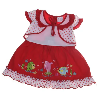 Jurk (Wit, Rood, Meerkleurig) van Nais
