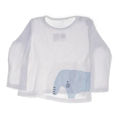 Långärmad t-shirt (Vit) från Next Baby Bomull