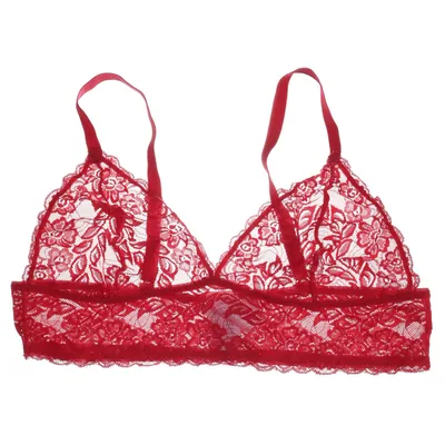 Bralette (Röd) från Cottelli Collection Polyamid, Elastan