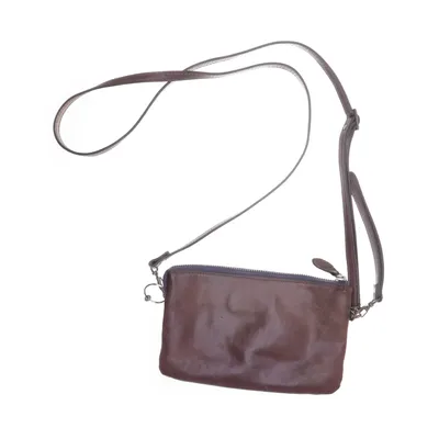 Axelremsväska (Brun, Lila) från Ceannis Bomull, Skinn