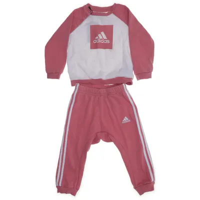 Loungewear (Roze, Wit) van Adidas Katoen, Gerecycled polyester