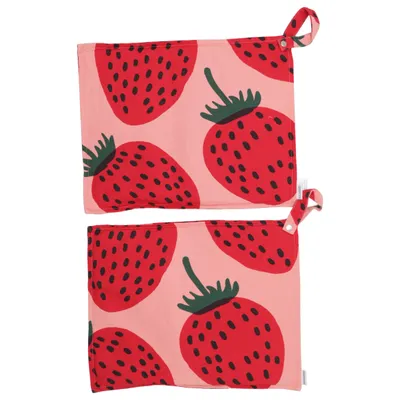 Sitzkissen (Pink, Rot, Grün) von Marimekko Baumwolle