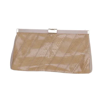 Clutch bag (Beige) from Jane Shilton