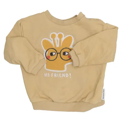 Sweatshirt (Jaune) de Minories Coton, Polyester