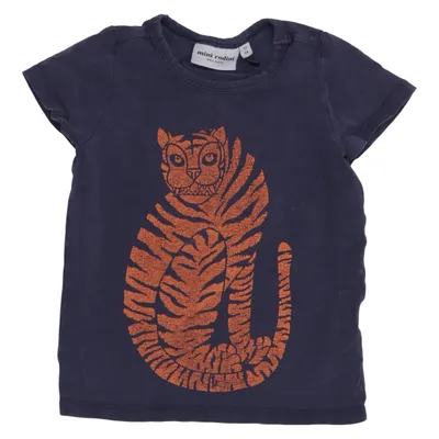 T-shirt (Blue, Orange) from Mini Rodini Elastane, Organic cotton