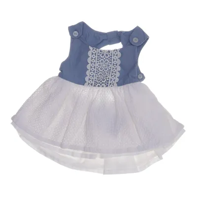Dress (White, Multicolored) from Artisan Ny Cotton, Polyester