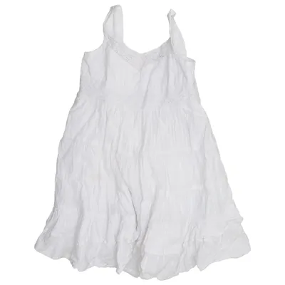 Kjole (Hvid) fra Kids by Lindex Bomuld