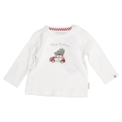 Lange mouwen shirt (Wit, Meerkleurig) van Little Dutch Organisch katoen