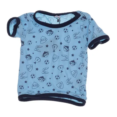 T-shirt (Blå, Flerfärgad) från DIF Bomull