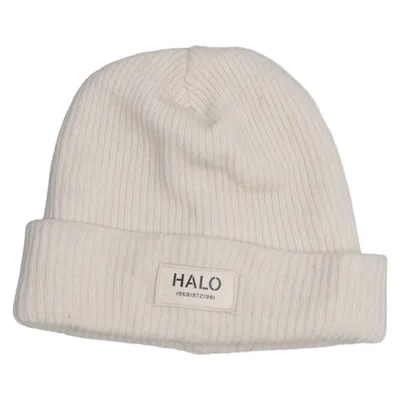 Beaniehue (Beige) fra Halo Polyamid, Uld