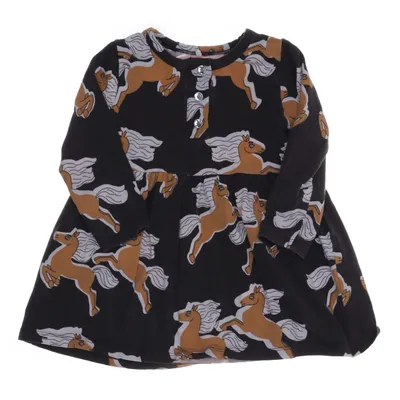 Klänning (Svart, Flerfärgad) från Mini Rodini Bomull, Elastan